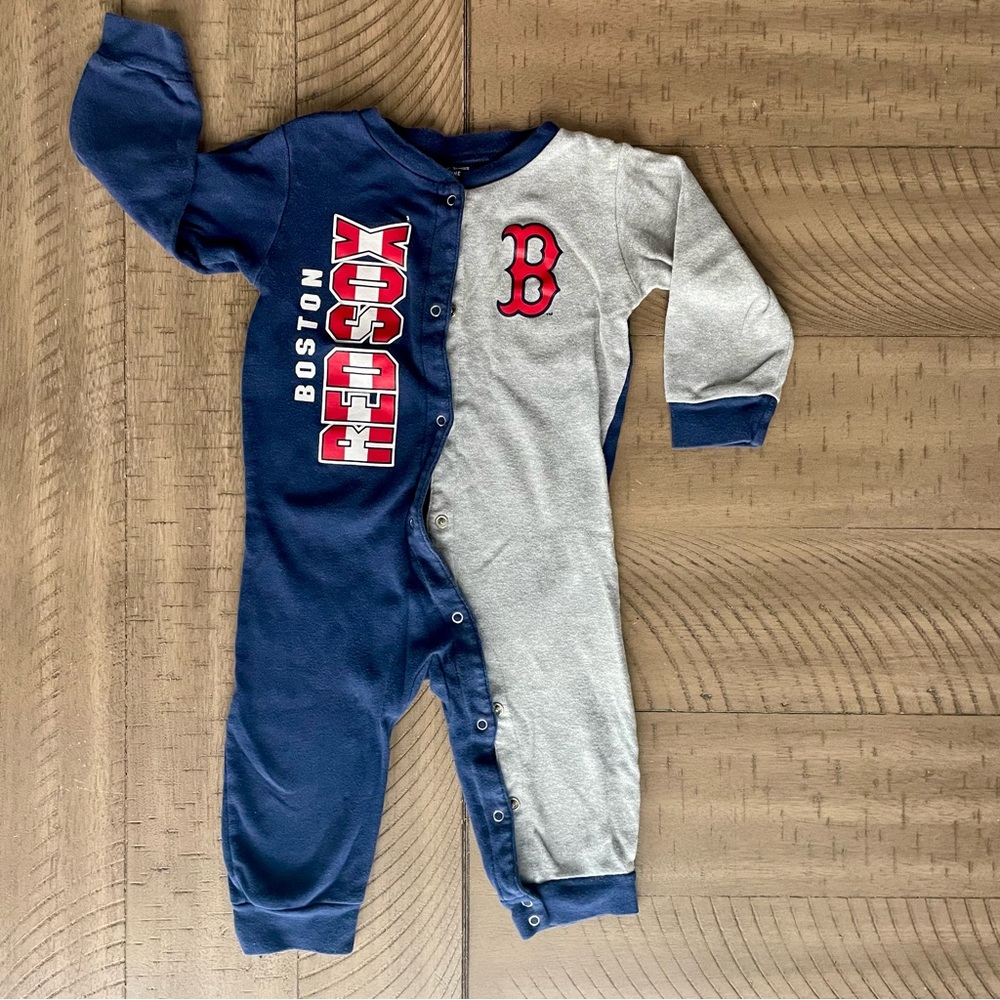 Genuine Merchandise Red Sox Navy Baby Onesie (18m)